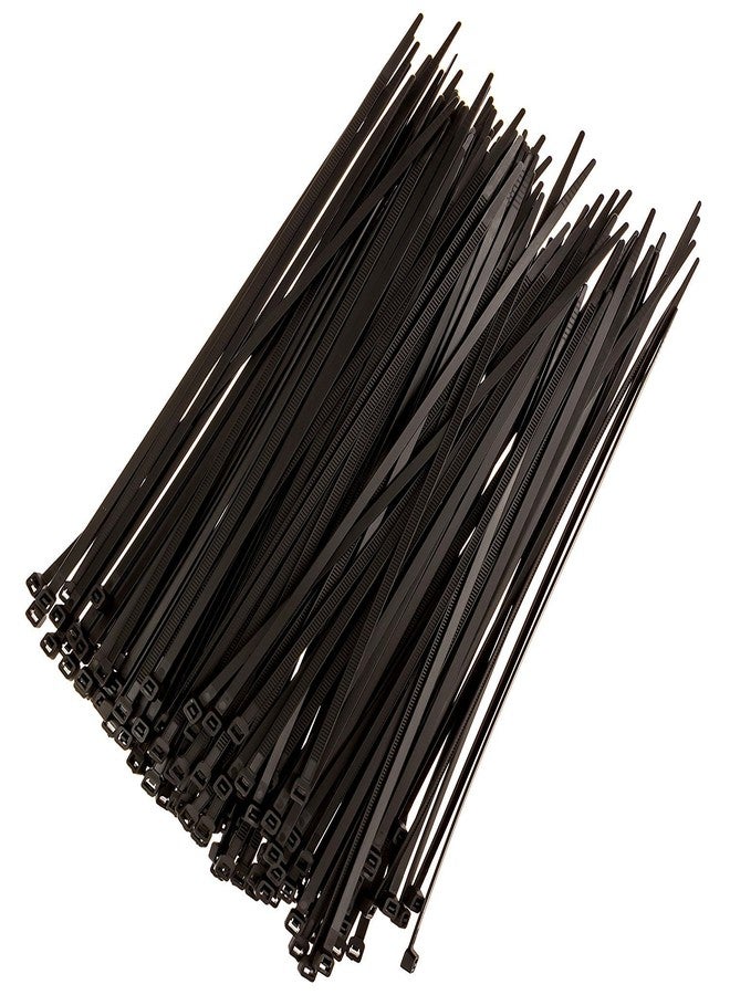 SCHOFIC Cable Zip Ties Heavy Duty 200 MM, Ultra Strong Plastic [POLYAMIDE] Wire Ties with 49 Pounds Tensile Strength, Nylon Tie Wraps with 4.8 MM Width UV Resistant & Halogen free Material -BLACK (25) - Image 1